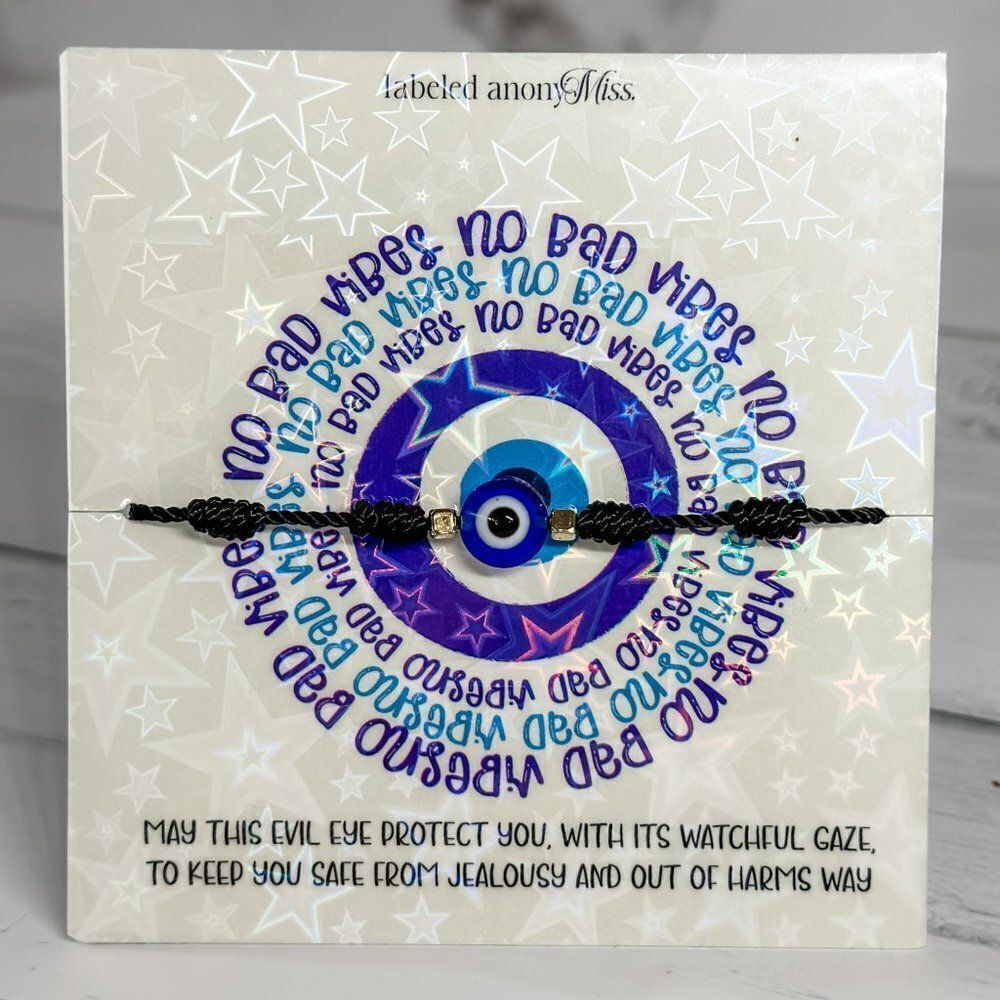 No Bad Vibes Evil Eye Bracelet